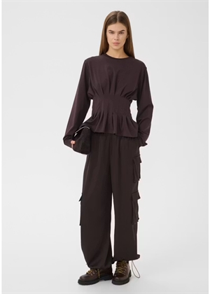 Inez ls bluse Ganache Gestuz 